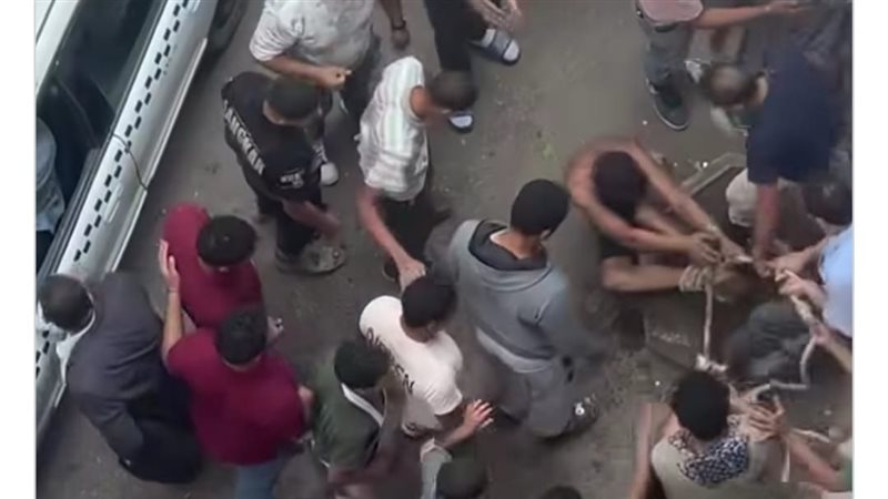 مسكوا الحرامي قيدوه