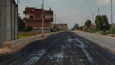  الانتهاء من تنفيذ أعمال تطوير ورفع كفاءة طريق الإبراهيمية بالشرقية 
