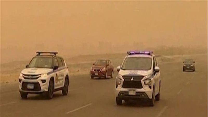 غلق طريق مطروح -