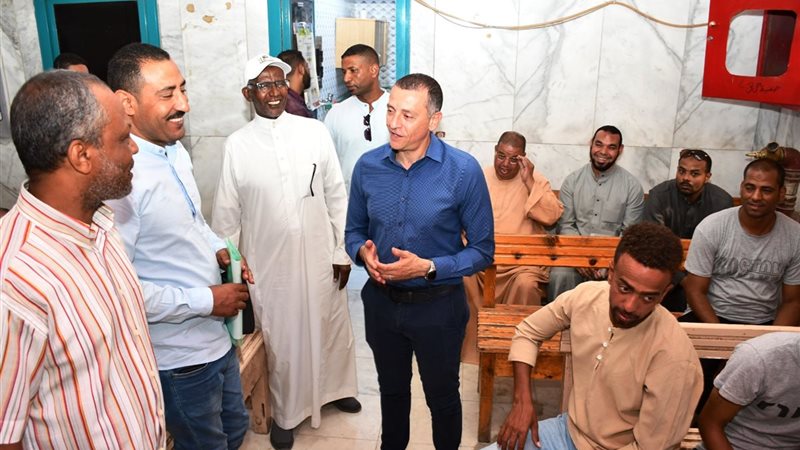 محافظ اسوان يتفقد