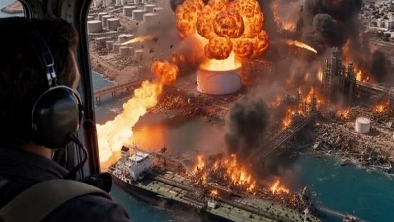 ترامب: جزيرة خرج الإيرانية تحت التدمير وتتحول إلى أنقاض (فيديو)