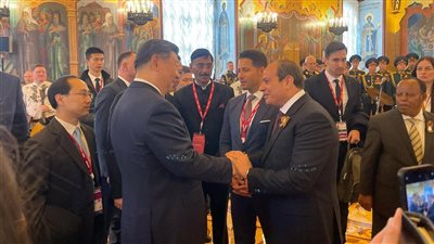 السيسي وشي يتفقان على تعزيز التعاون الدولي ودعم قضايا الدول النامية