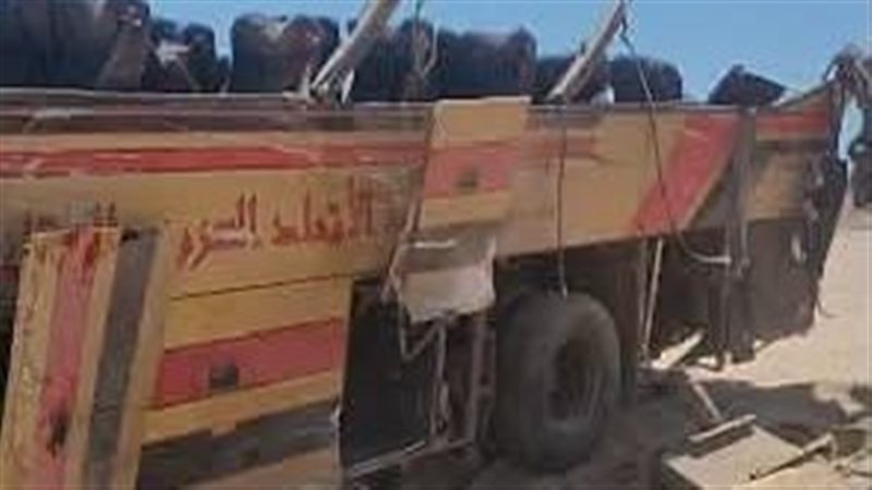 حادث انقلاب أتوبيس
