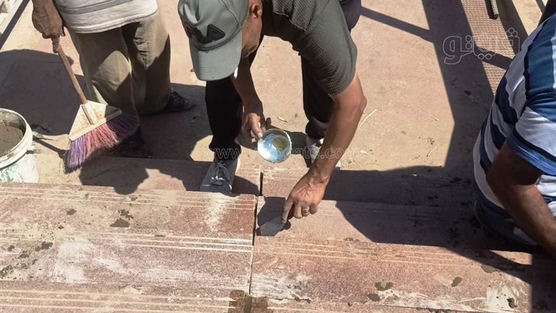 تطوير في شوارع أسوان