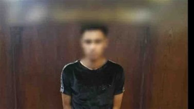 سقوط عاطل فى قبضة