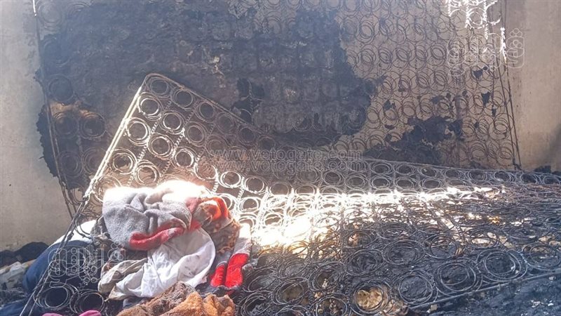 اندلاع حريق بشقة