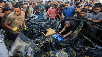 جرحى فلسطينيون في قصف إسرائيلي على قطاع غزة