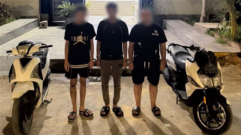 ضبط المتهمين بسرقة