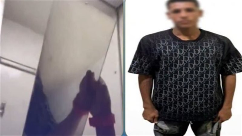 ضبط عاطل نزع مرآة