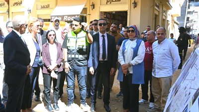 محافظ البحيرة وسفيرة الاتحاد الأوروبي تتفقدان عددًا من المواقع الأثرية برشيد