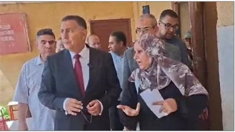 محافظ القليوبية ومديرة