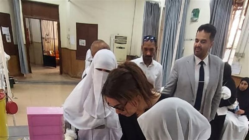 متابعة مستشفى منيل