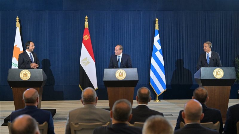 قادة مصر وقبرص واليونان