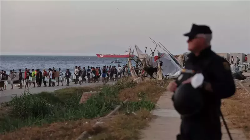 تدفق المهاجرين في