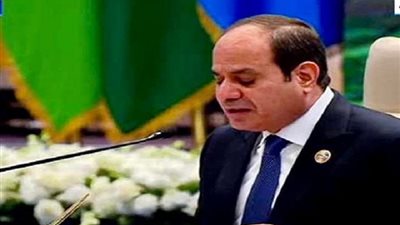  السيسي: مصر شهدت خلال السنوات الماضية توسعا كبيرا في تطوير الموانئ ومحاور الربط وشبكات النقل