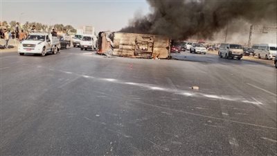 ارتفاع عدد ضحايا طريق مصر الإسماعيلية الصحراوي إلى 3 وفيات و11 مصابا