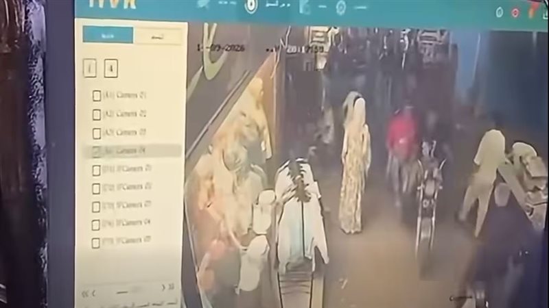 حريق بسبب انفجار