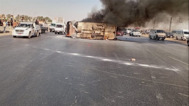 حادث علي طريق مصر