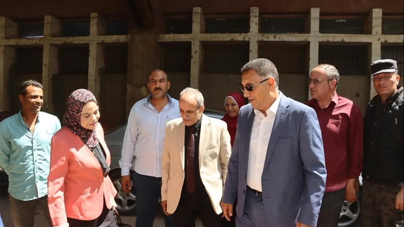 محافظ القليوبية خلال