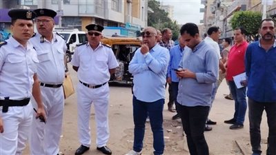 حملات لإعادة الانضباط وفتح الطرق أمام المواطنين بفاقوس في الشرقية