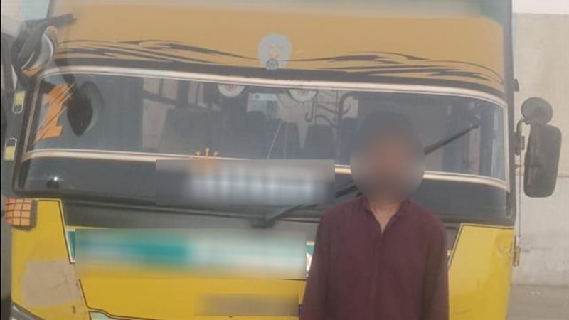 ضبط سائق «ميني باص»