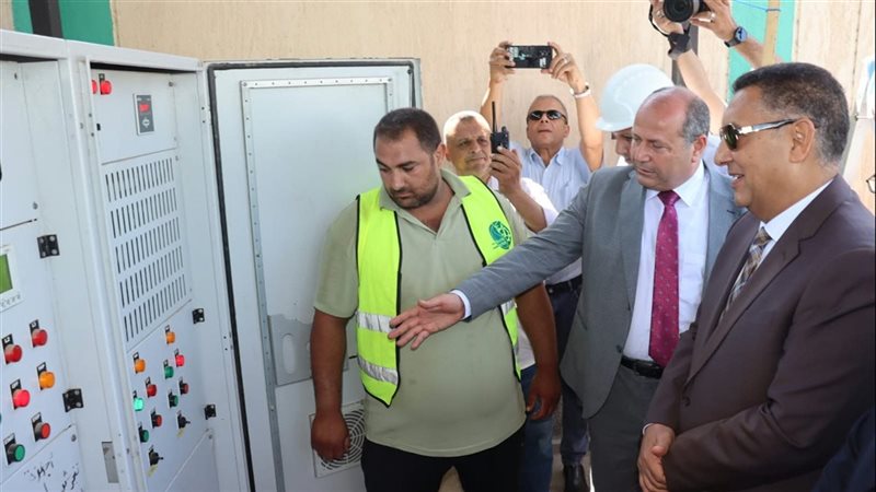 افتتاح محطة رفع الصرف
