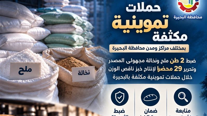 حملات تموينية مكثفة