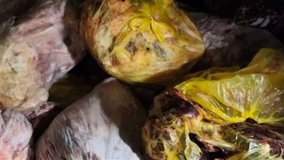 التحفظ على 20 طن لحوم مفرومة غير صالحة للاستهلاك بالخصوص