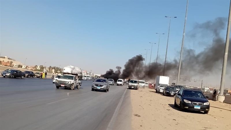 جانب من الحادث 