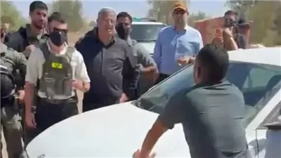 فلسطيني يهاجم بن غفير: 