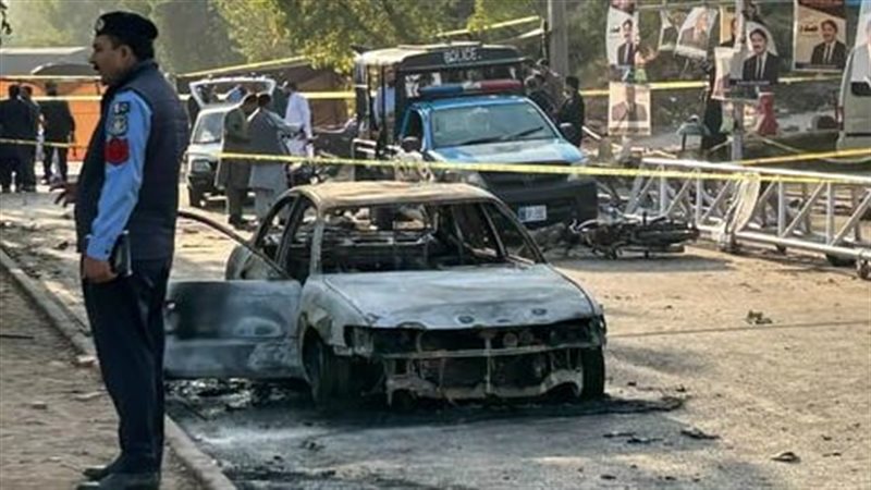 انفجار مسجد في باكستان