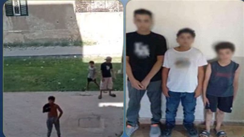 ضبط 3 طلاب بالتعدي