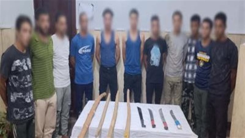 مشاجرة بالأسلحة البيضاء