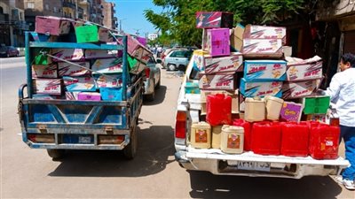 التموين تتحفظ على طن مقرمشات فاسدة ودقيق مدعم قبل البيع بأسواق الفيوم
