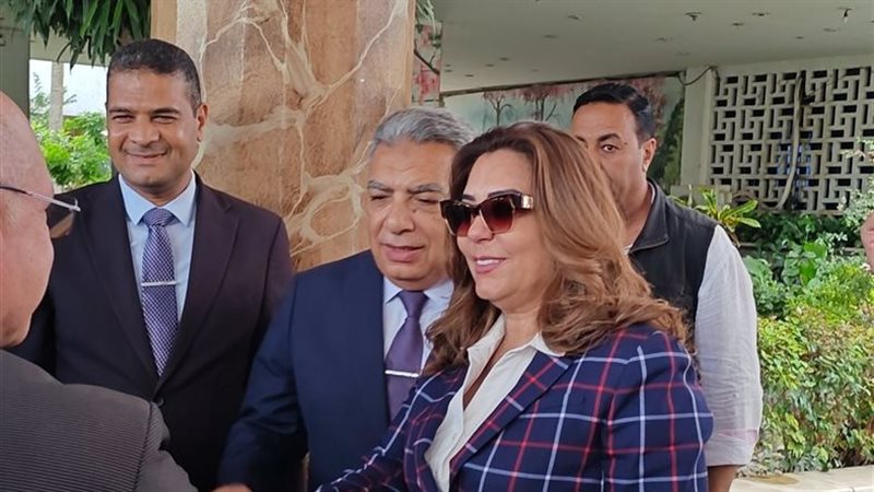 وصول وزيرة التنمية