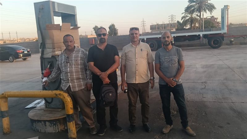 ضبط محطة وقود بأسيوط،