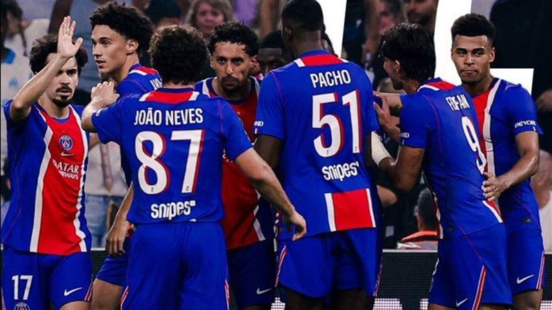 باريس سان جيرمان يهزم مارسيليا 1/2 في الدوري الفرنسي