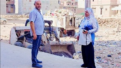 حملات نظافة مكثفة وتوعية للمواطنين بقرية الشعراء في دمياط