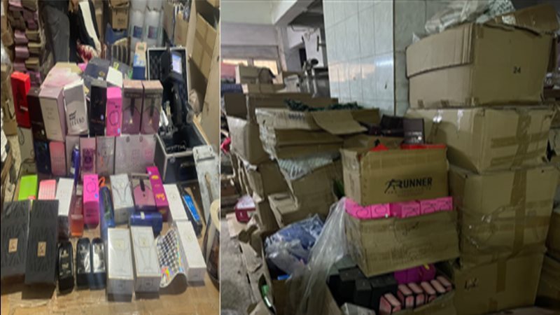 ضبط مصنع عطور غير