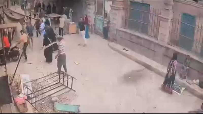 جانب من المشاجرة