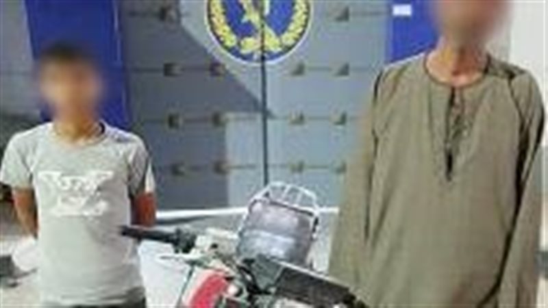 ضبط طفل قاد دراجة