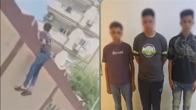 ضبط 3 طلاب بعد تعلق