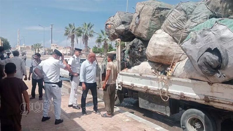  انتشار القمامة بمطروح