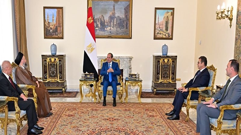 السيسي يستقبل رئيس