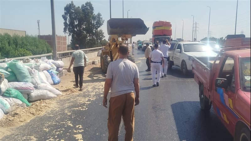 حادث بالطريق الزراعي