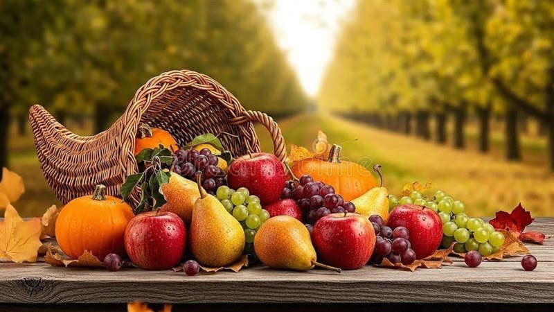 أطعمة خريفية مشبعة