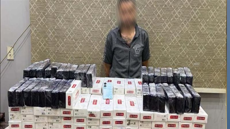 ضبط 2000 عبوة سجائر