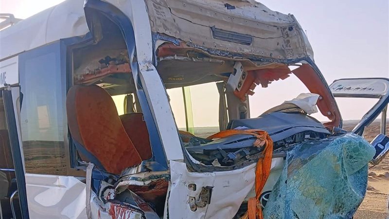 حادث تصادم بطريق