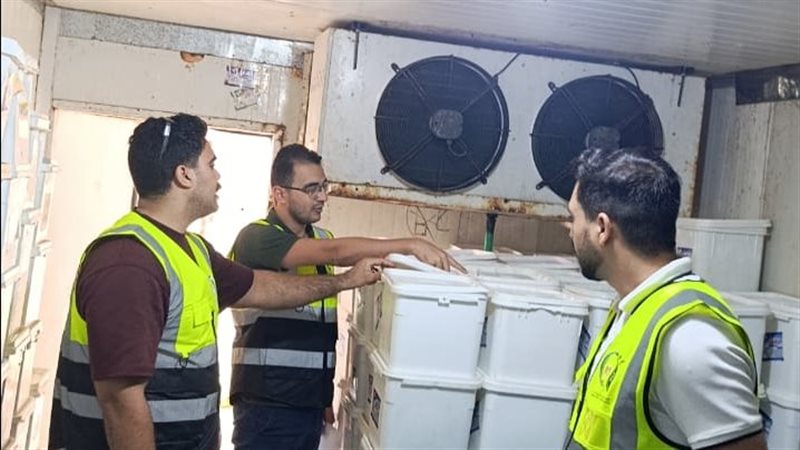 ضبط 2.5 طن جبنة مضاف