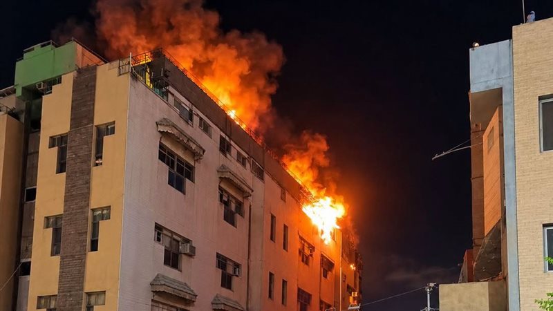 حريق مدرسة النيل
